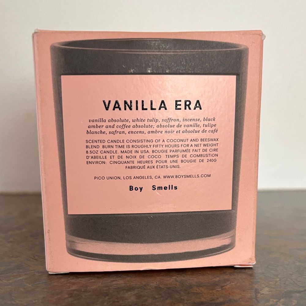 ✨NIB✨ New in Box Boy Smells “Vanilla Era” Candle 8.5oz